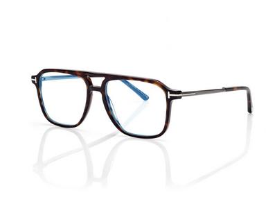 TOM FORD  DARK HAVANA BLUE BLOCK NAVIGATOR OPTICALS