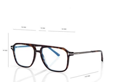 TOM FORD  DARK HAVANA BLUE BLOCK NAVIGATOR OPTICALS