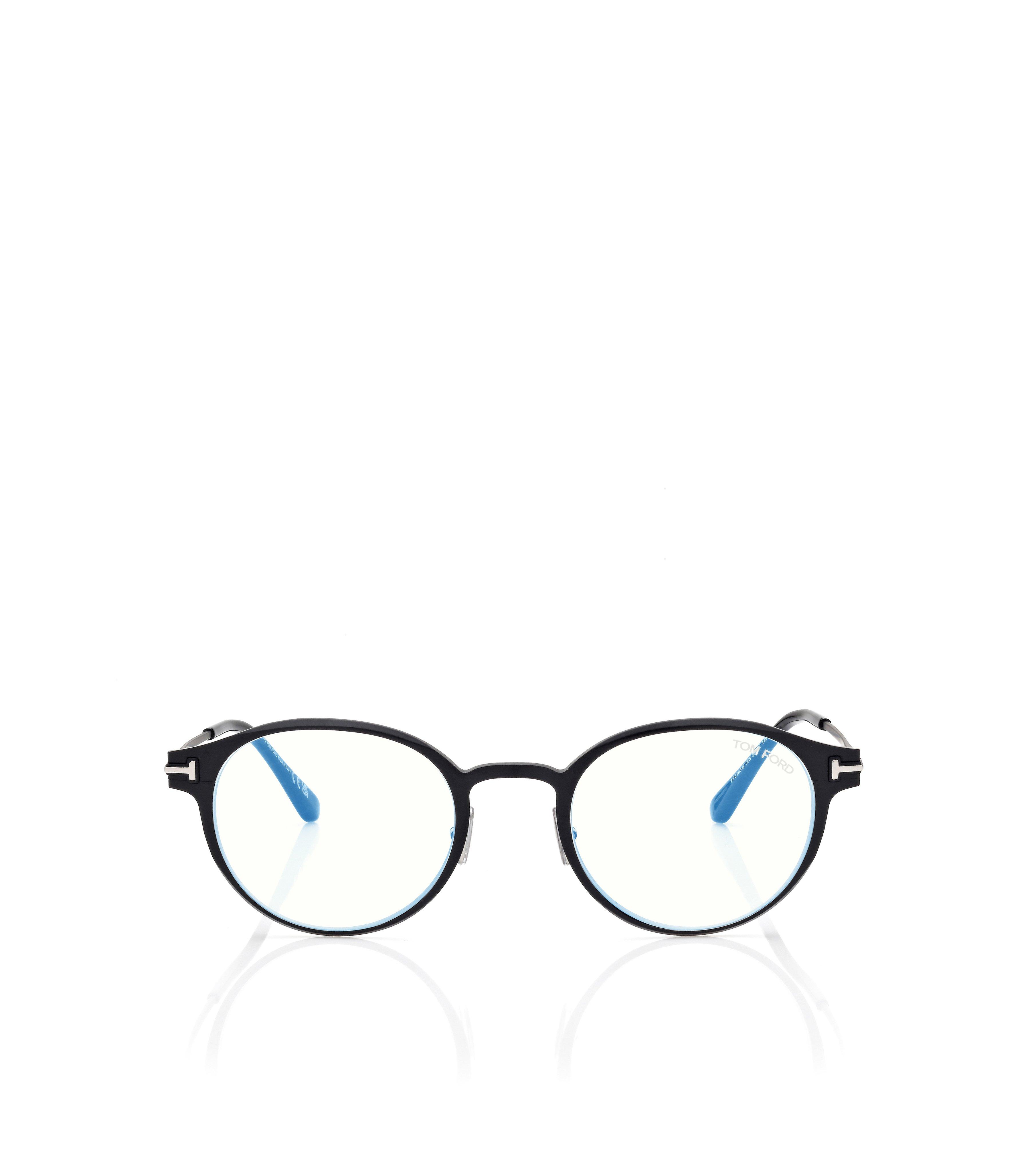 BLUE BLOCK ROUND OPTICALS