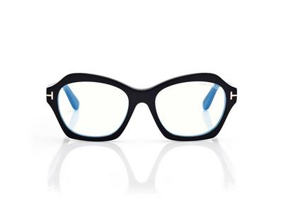 TOM FORD  BLACK BLUE BLOCK GEOMETRIC OPTICALS