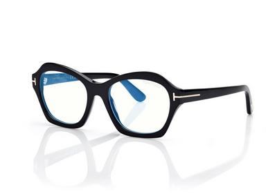 TOM FORD  BLACK BLUE BLOCK GEOMETRIC OPTICALS
