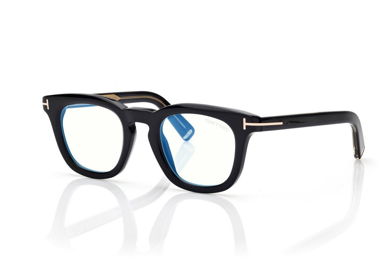 TOM FORD  BLACK ICON SQUARE SUNGLASSES