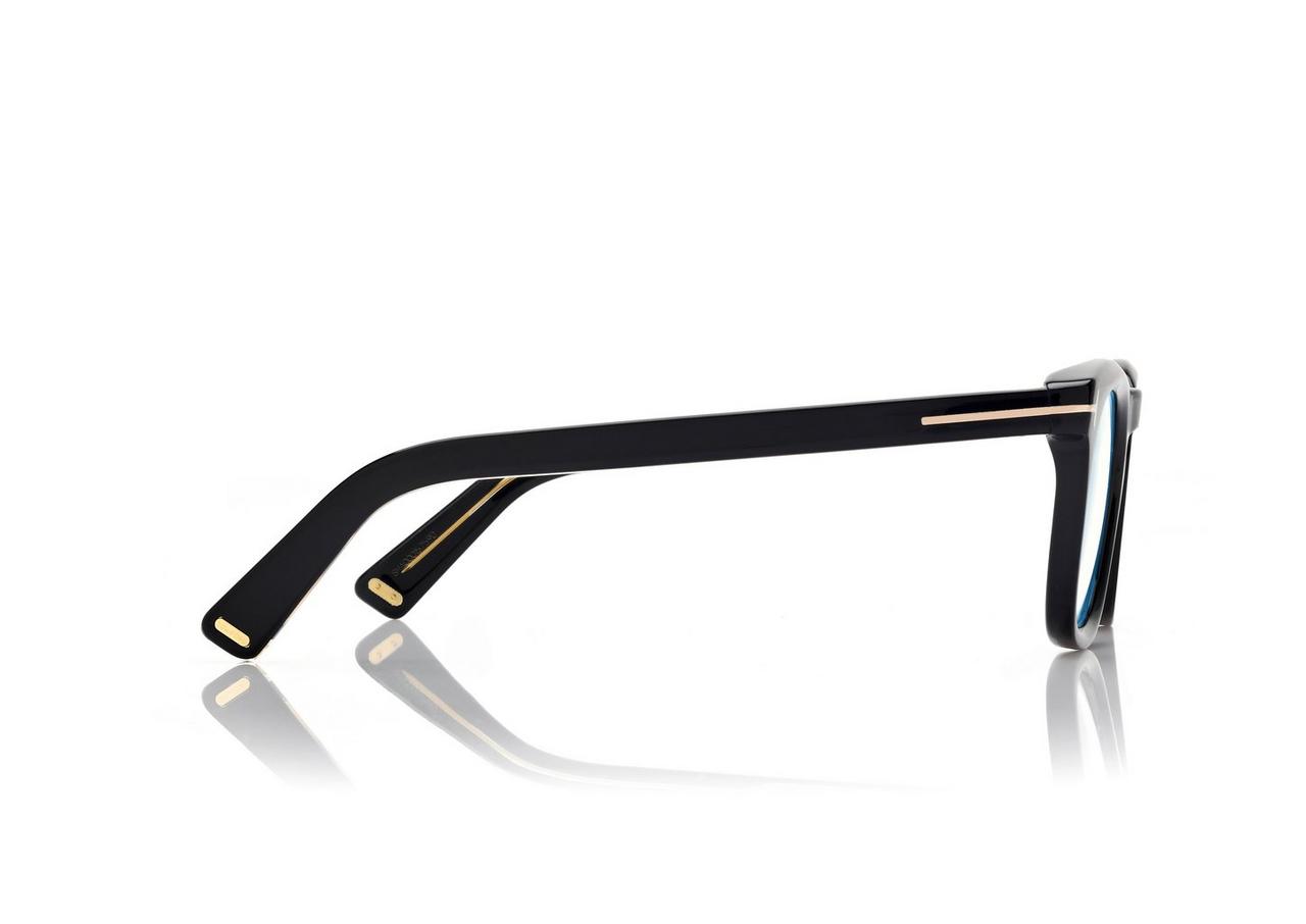 TOM FORD  BLACK ICON SQUARE SUNGLASSES