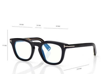 TOM FORD  BLACK ICON SQUARE SUNGLASSES