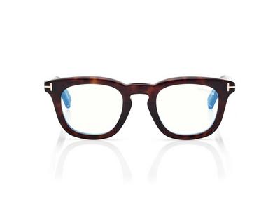 TOM FORD  DARK HAVANA ICON SQUARE SUNGLASSES