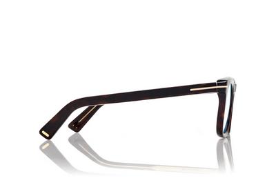 TOM FORD  DARK HAVANA ICON SQUARE SUNGLASSES