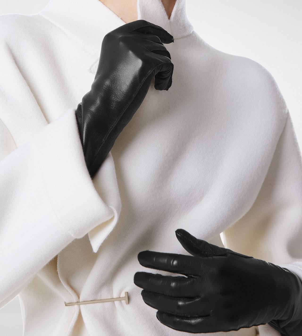 SOFT NAPPA LEATHER LONG GLOVES image number 2