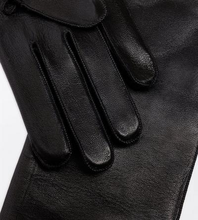 TOM FORD LEATHER BLACK SOFT NAPPA LEATHER OPERA GLOVES