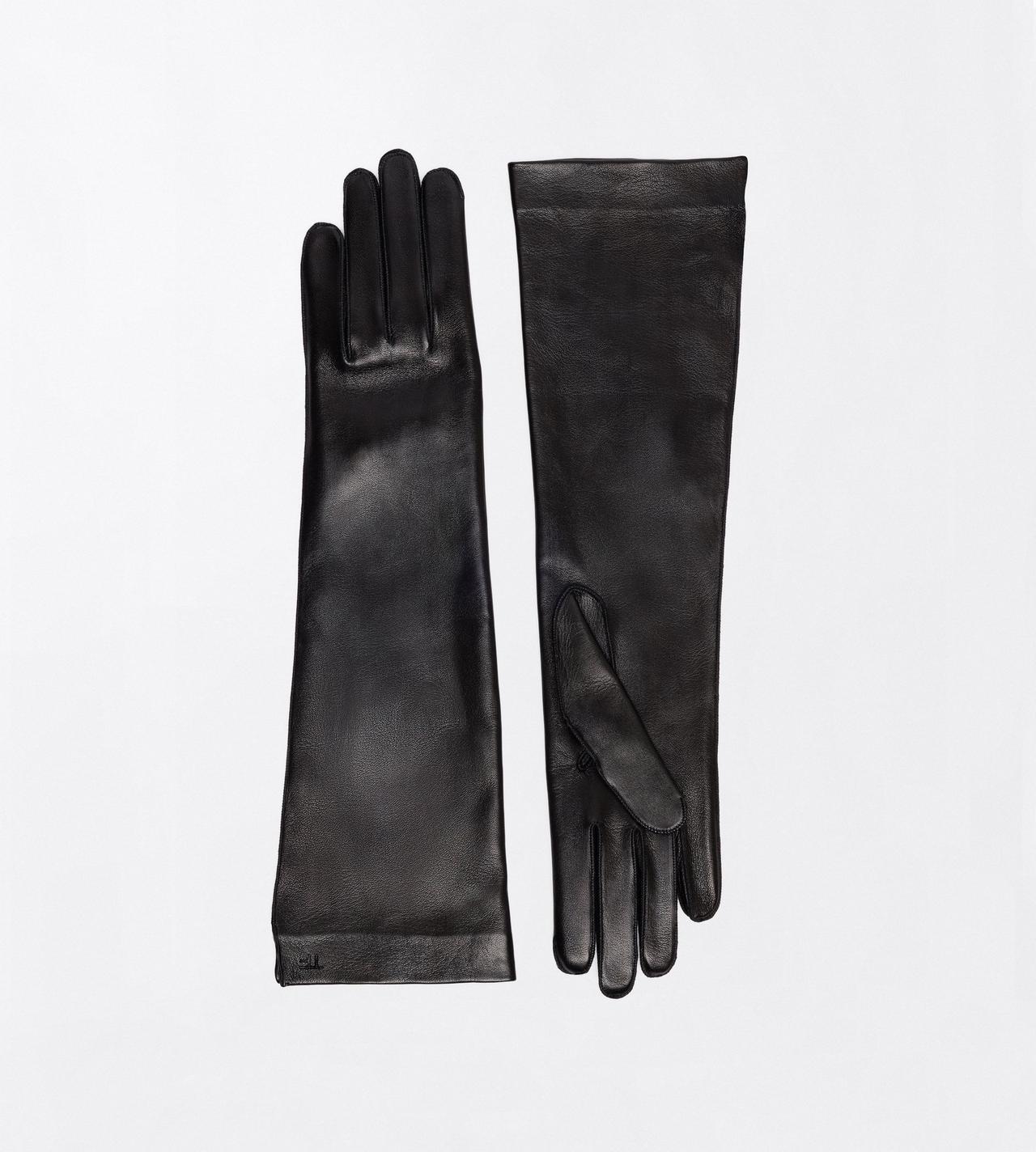 TOM FORD LEATHER BLACK SOFT NAPPA LEATHER LONG GLOVES