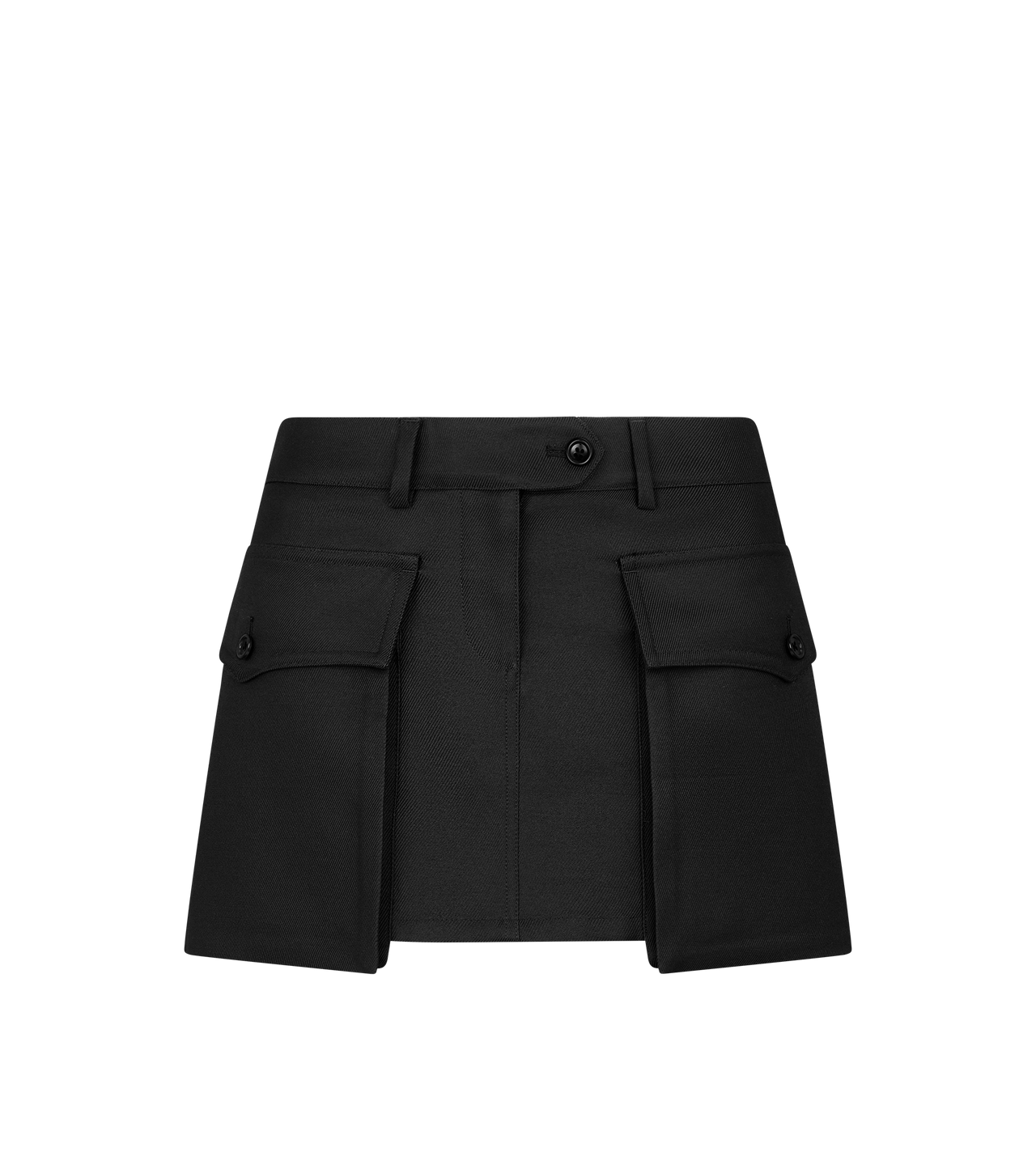 MINI SKIRT WITH LARGE PATCH POCKETS image number 0