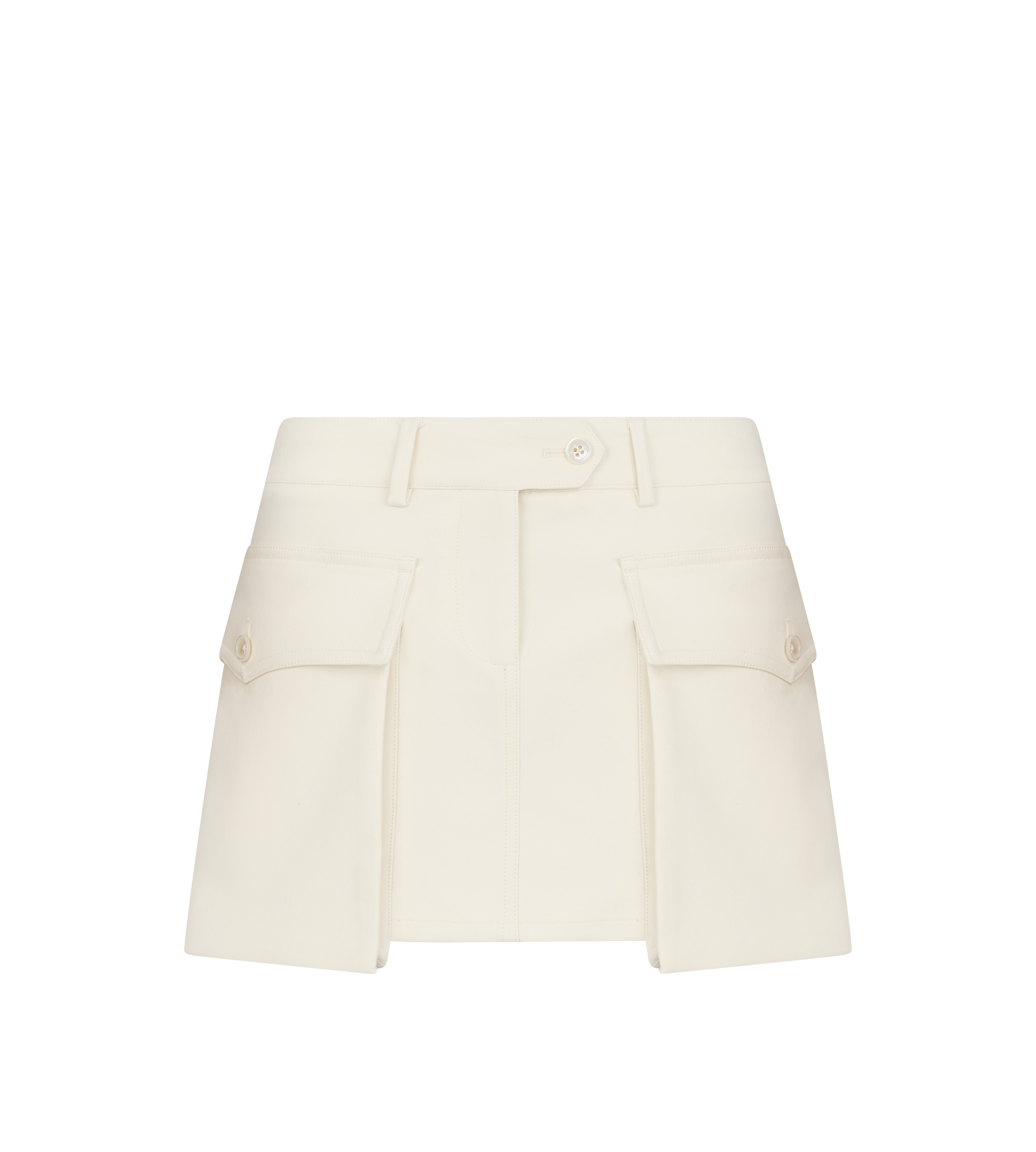 MINI SKIRT WITH LARGE PATCH POCKETS