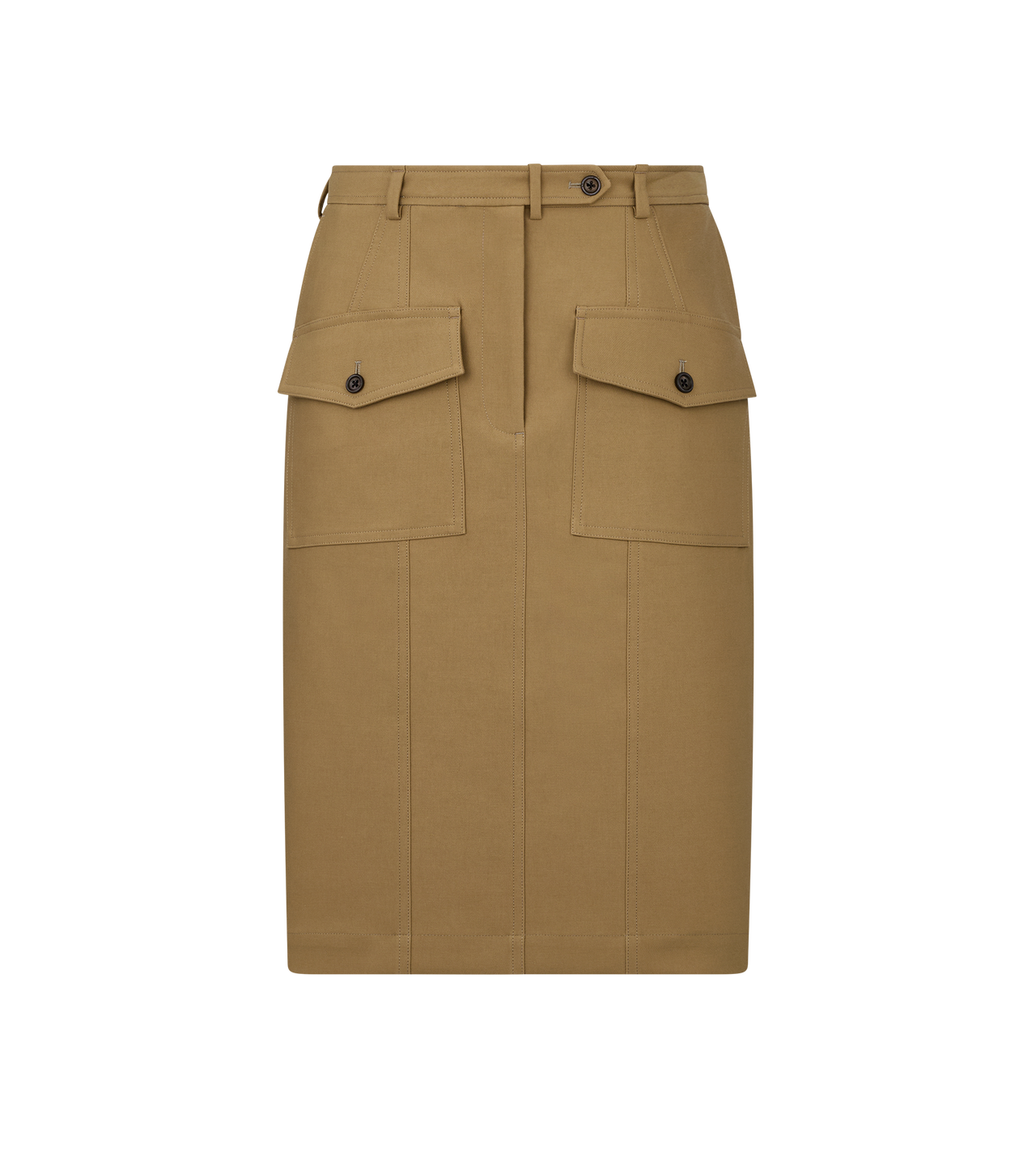 ABOVE THE KNEE SKIRT WITH PATCH POCKETS image number 0