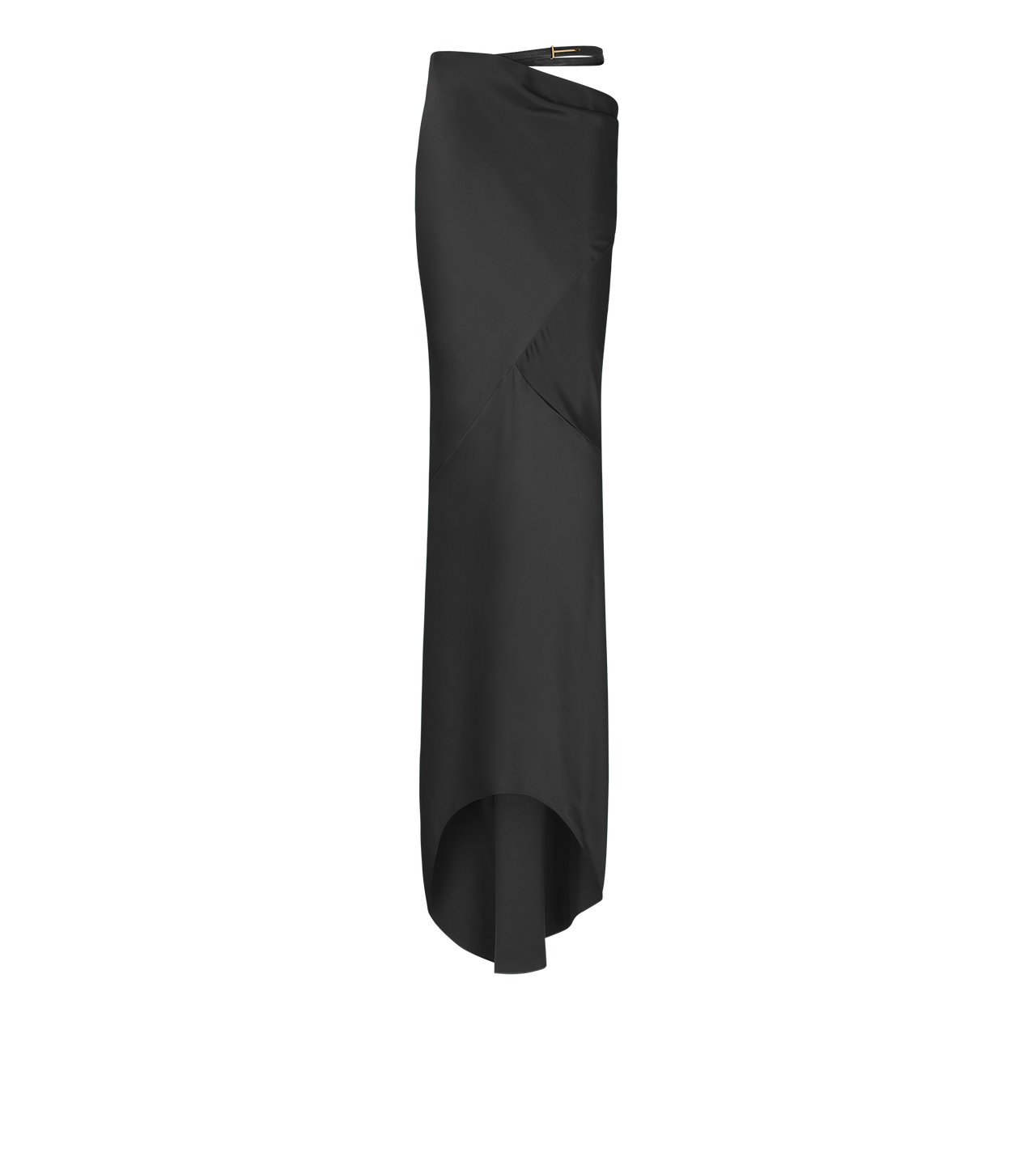 SILK SATIN LONG BIAS SKIRT image number 0