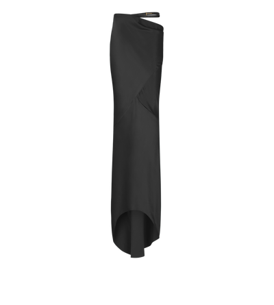 SILK SATIN LONG BIAS SKIRT image number 0