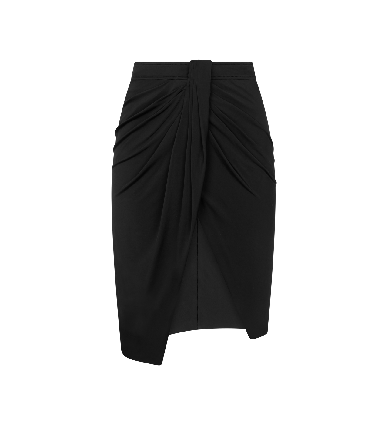 LUSTROUS JERSEY WRAP DRAPED SKIRT image number 0