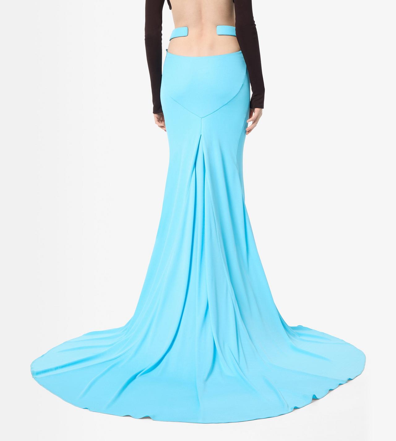 IMPOSSIBLE SKIRT WITH TRAIN image number 3