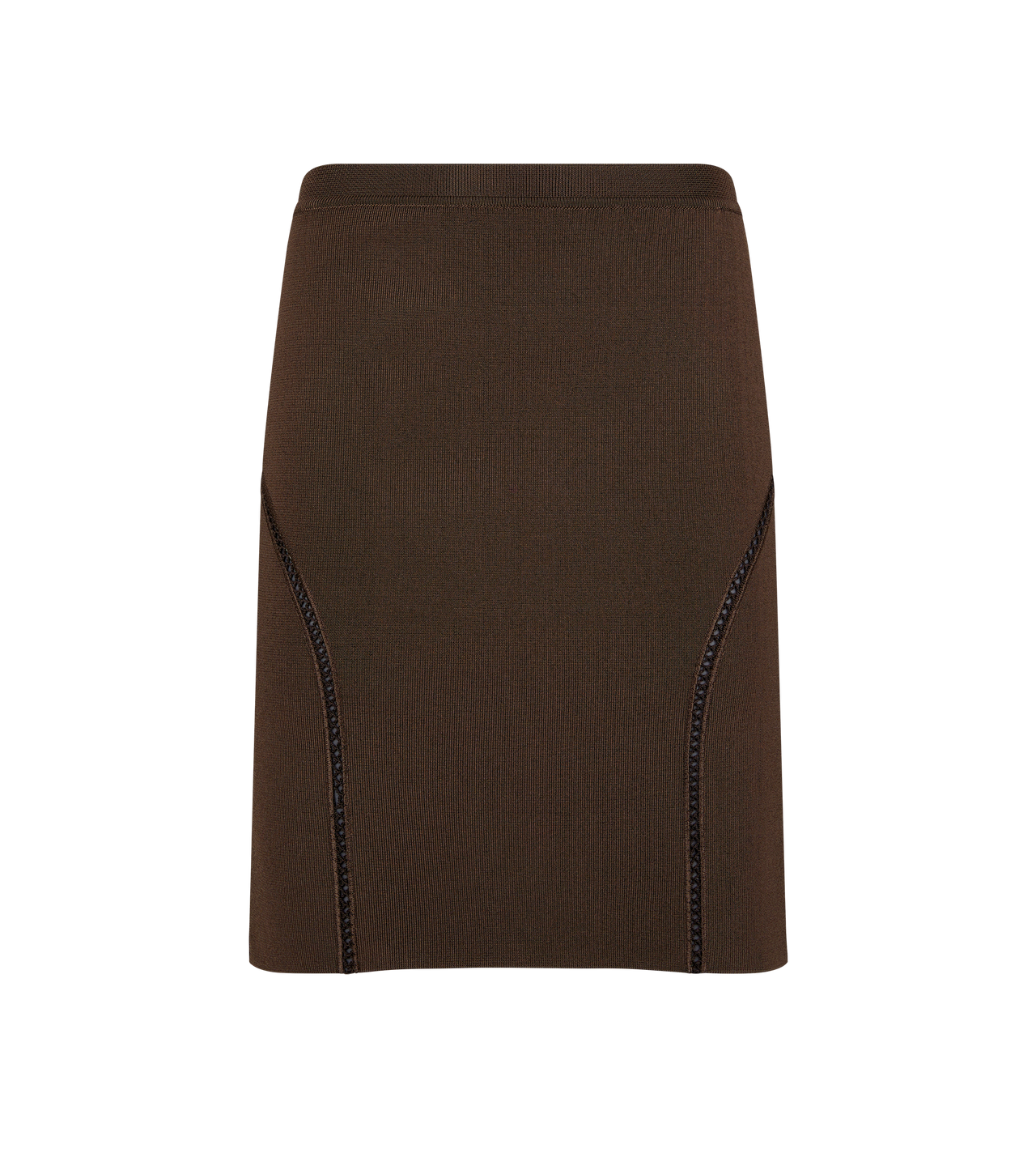 EMBROIDERED VISCOSE KNIT SKIRT image number 0