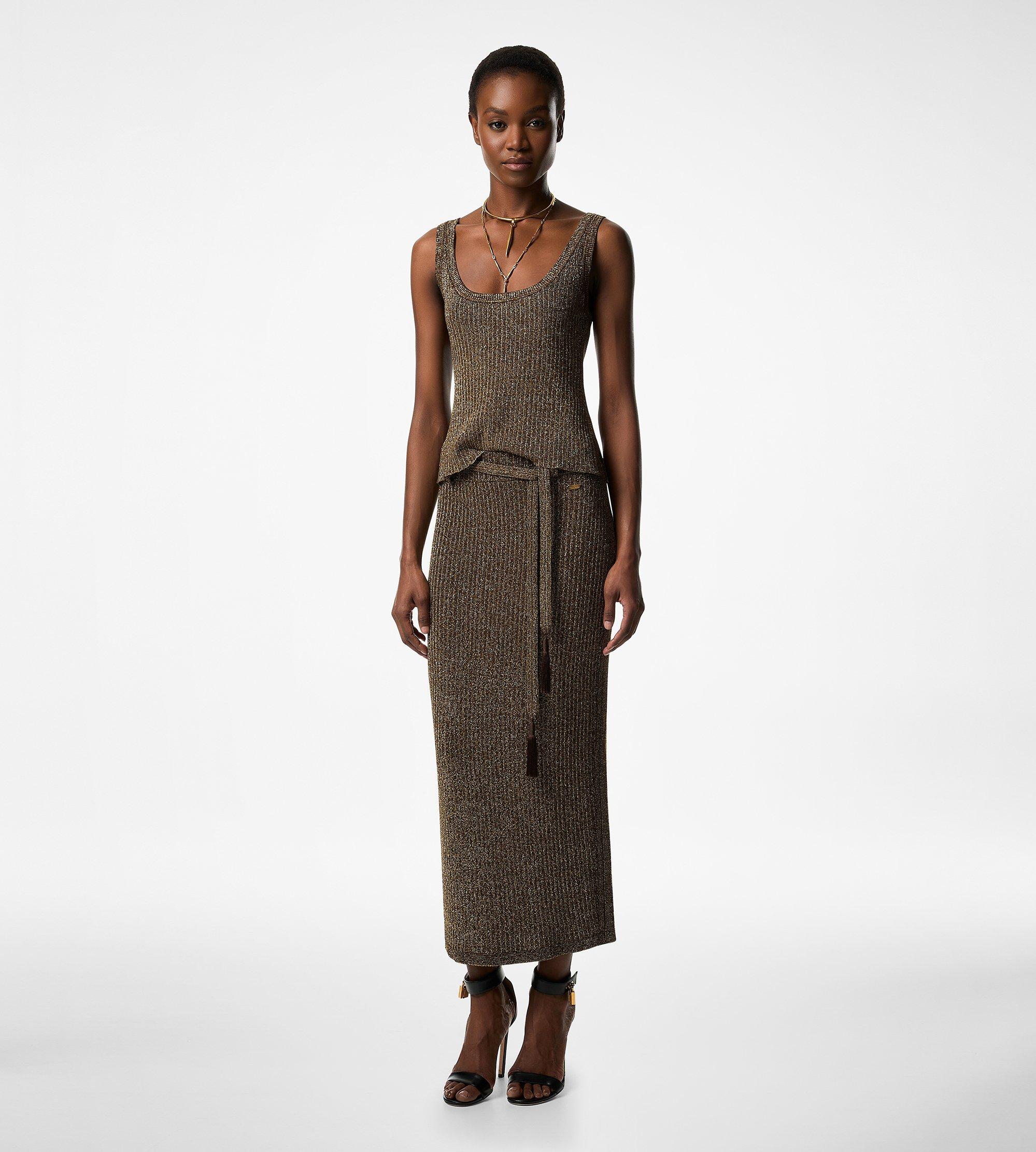 スカート TOM FORD Cashmere and cotton pencil skirt TOM FORD Fine Cashmere-Cotton Rib Pencil Skirt | Neiman Marcus