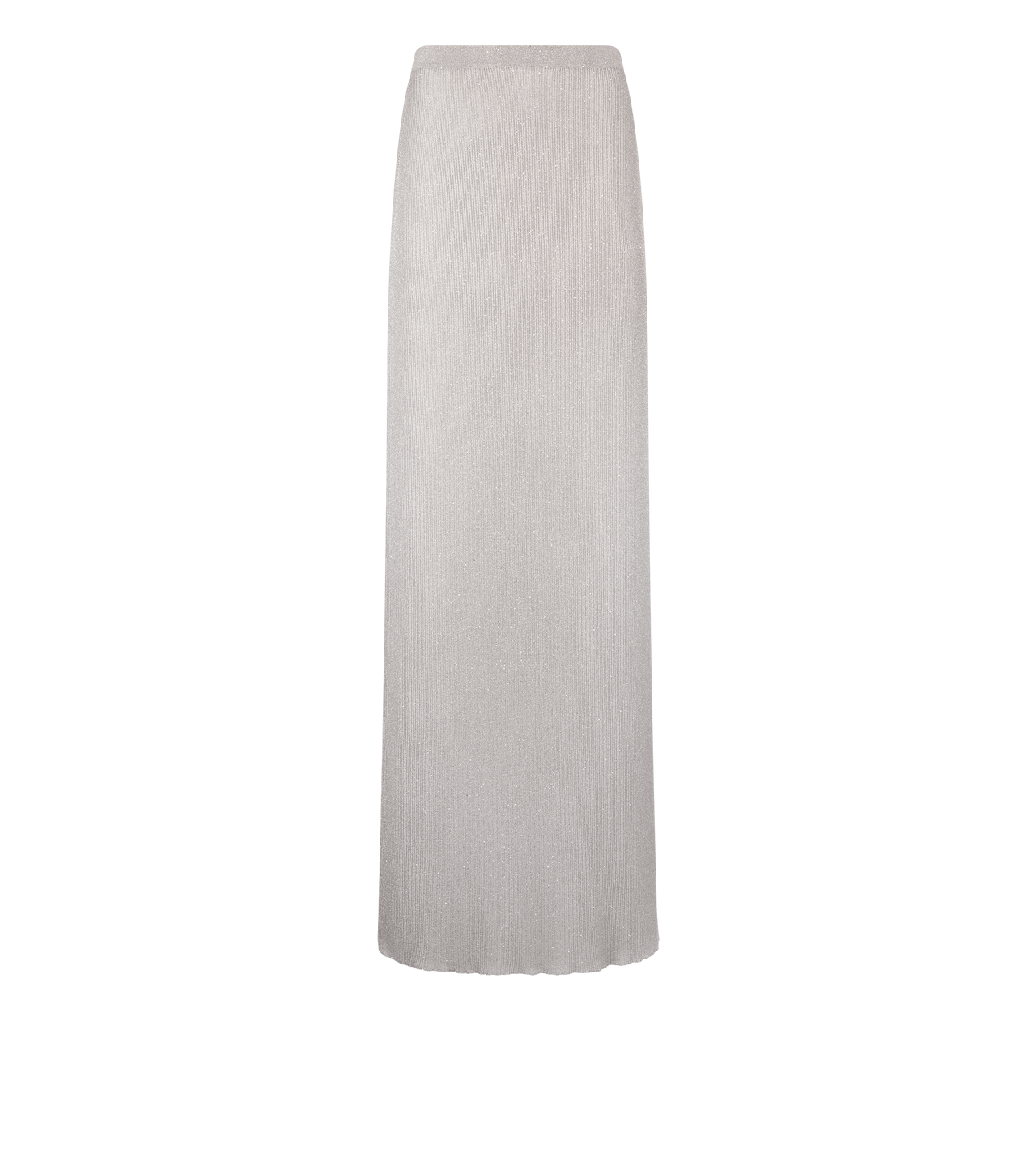 MICRO SEQUINS EMBELLISHED RIB LONG SKIRT image number 0