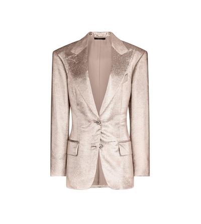 IRIDESCENT SABLE' TAILORED JACKET image number 0