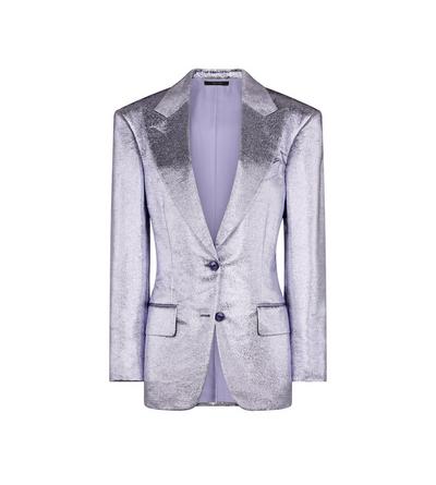 IRIDESCENT SABLE' TAILORED JACKET image number 0