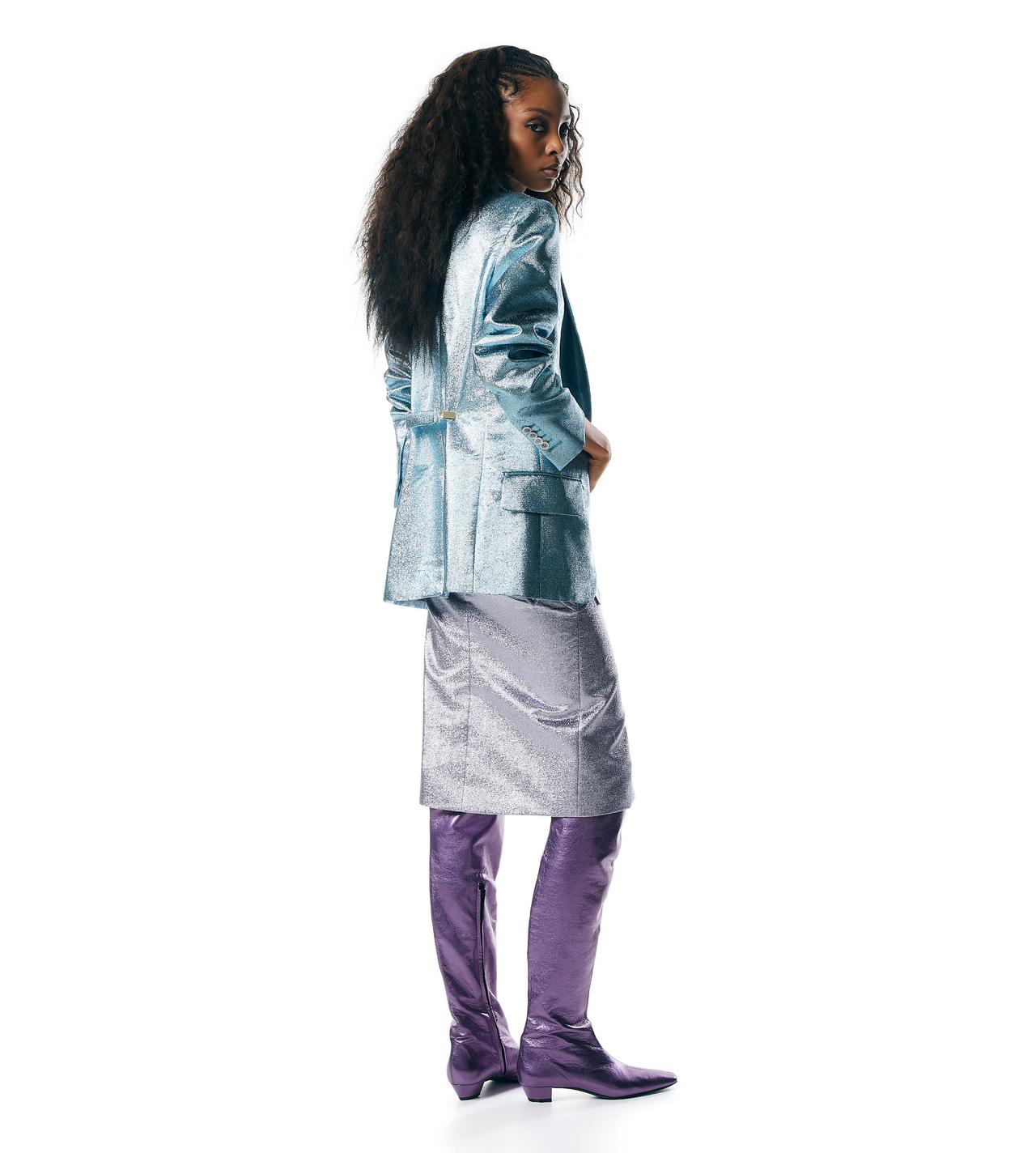 IRIDESCENT SABLE' TAILORED JACKET image number 2