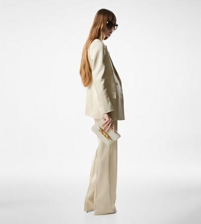 PATENT PRINTED CROC COLLAR BLOUSON | Tom Ford Fashion