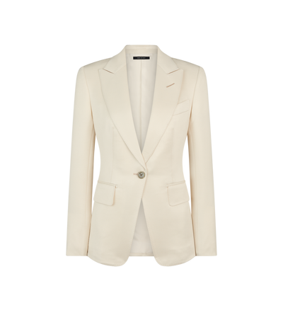 SINGLE BREASTED PEAK LAPEL JACKET