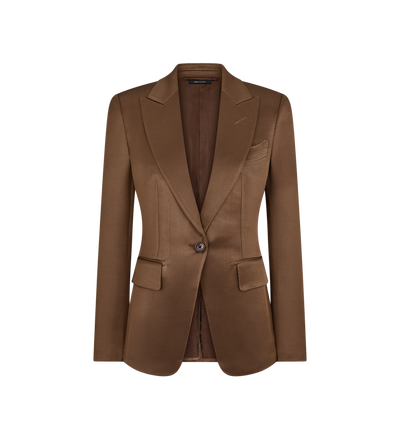 SINGLE BREASTED PEAK LAPEL JACKET image number 0