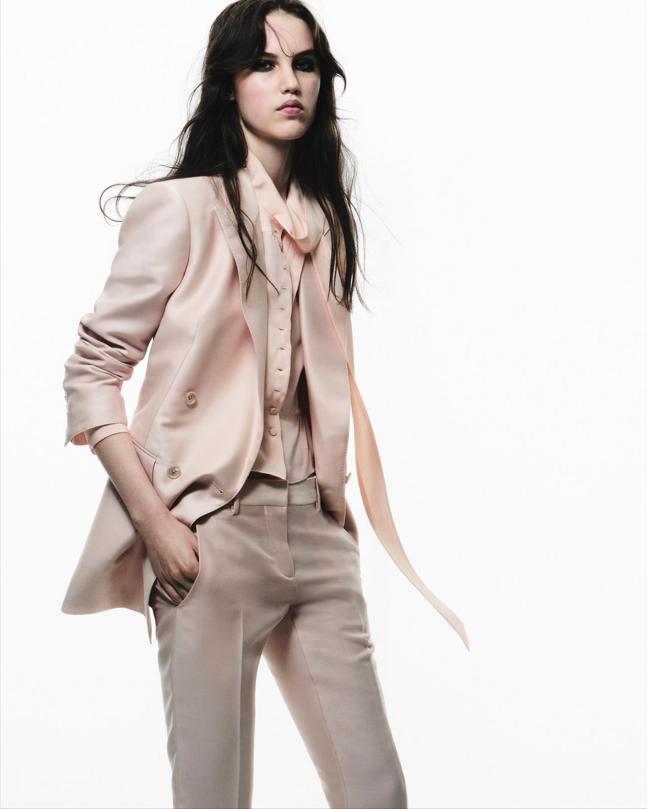 DOUBLE BREASTED PEAK LAPEL JACKET image number 4