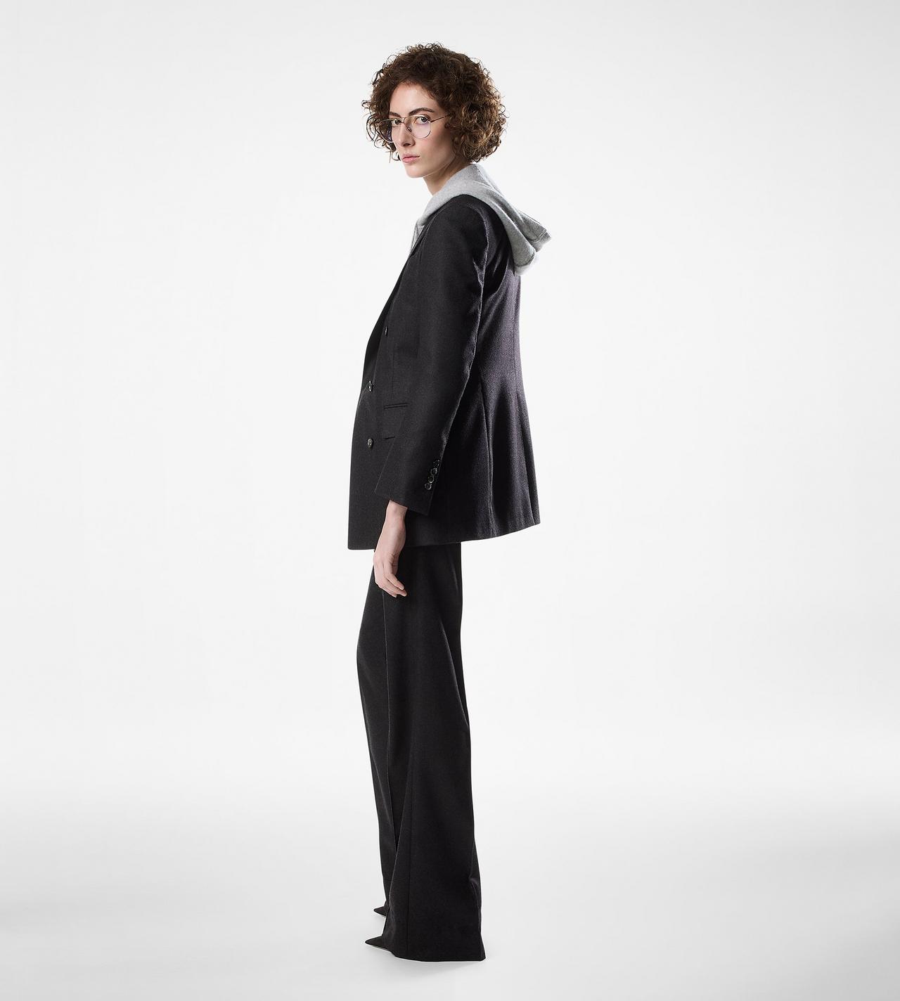 DOUBLE BREASTED PEAK LAPEL CASHMERE JACKET image number 3