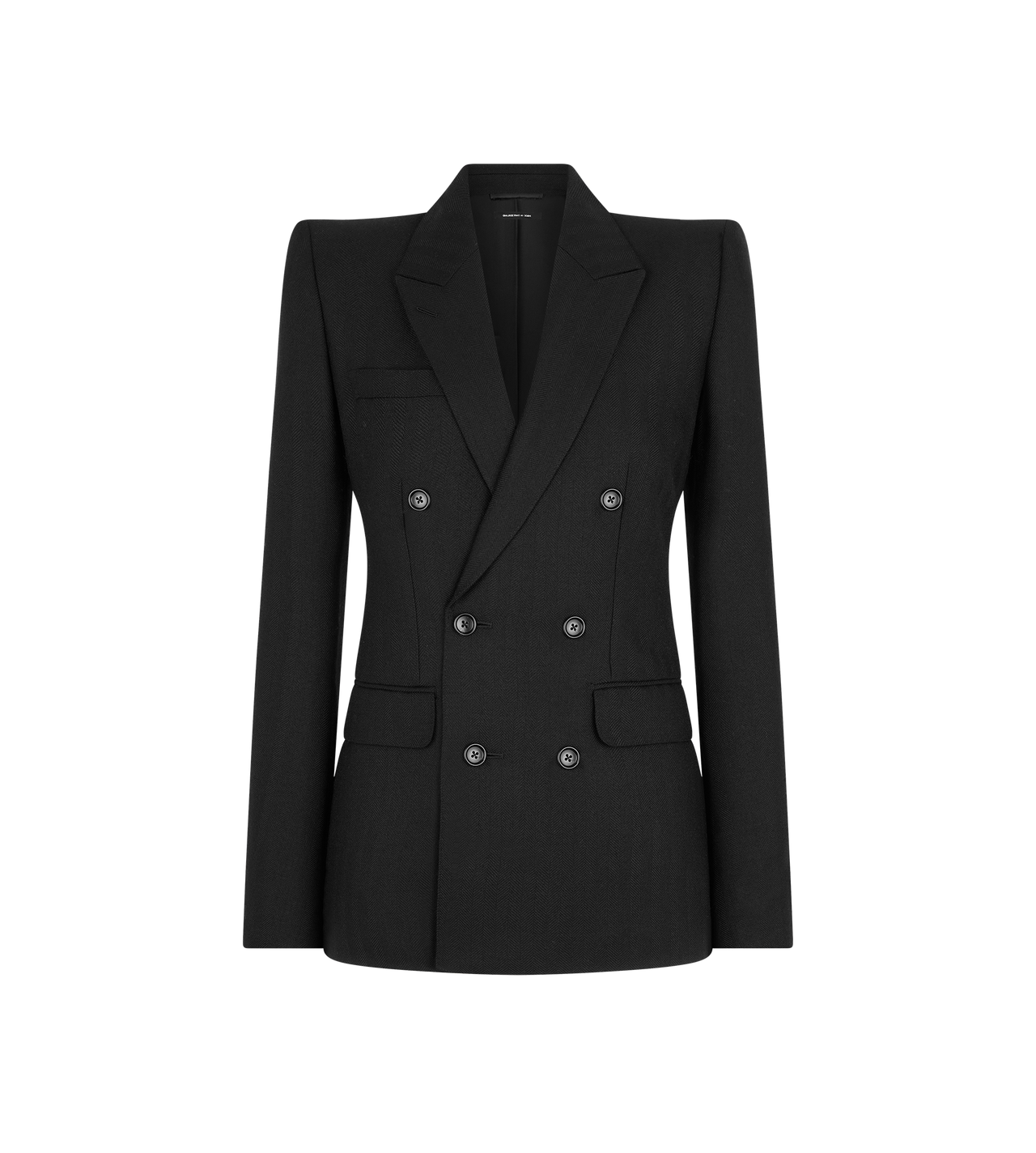 SHARP HERRINGBONE DOUBLE BREASTED JACKET image number 0
