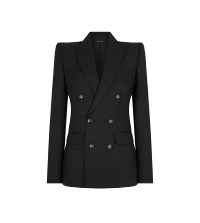 SHARP HERRINGBONE DOUBLE BREASTED JACKET image number 0