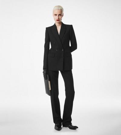 SHARP HERRINGBONE DOUBLE BREASTED JACKET image number 2