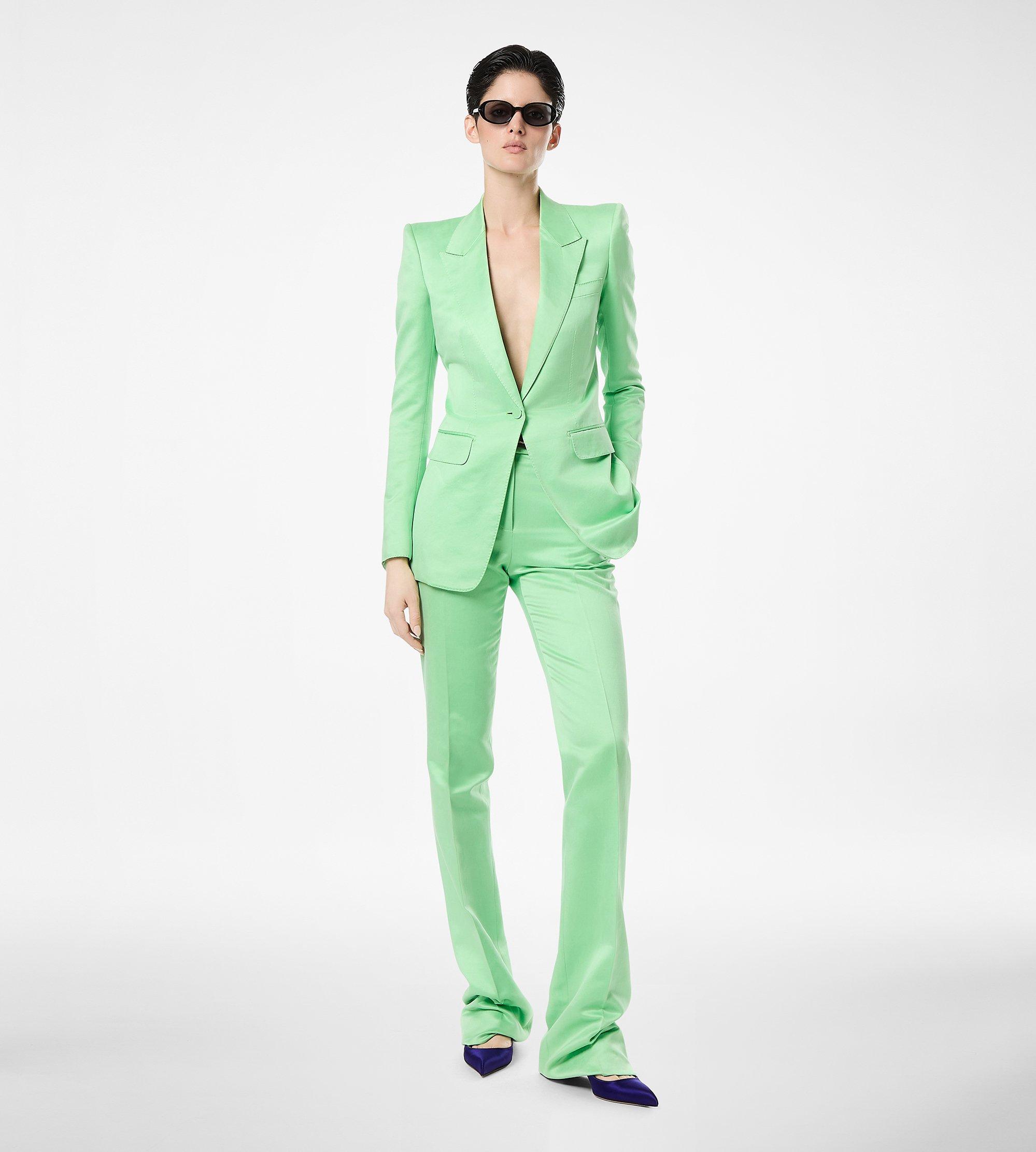 WASHED COTTON SILK BLEND DUCHESSE SINGLE BREASTED JACKET