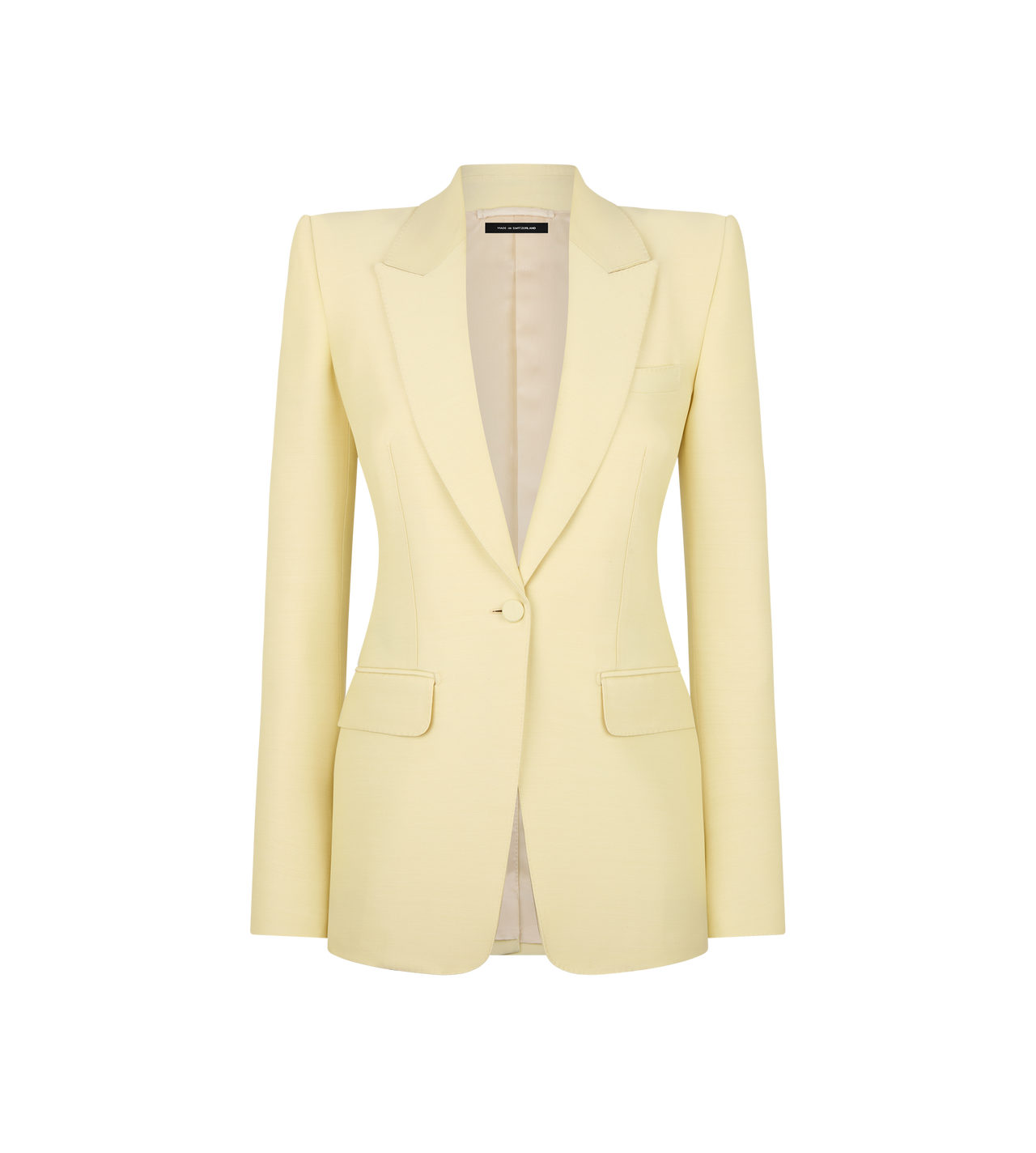 WOOL SILK RADZMIR SINGLE BREASTED PEAK LAPEL JACKET image number 0
