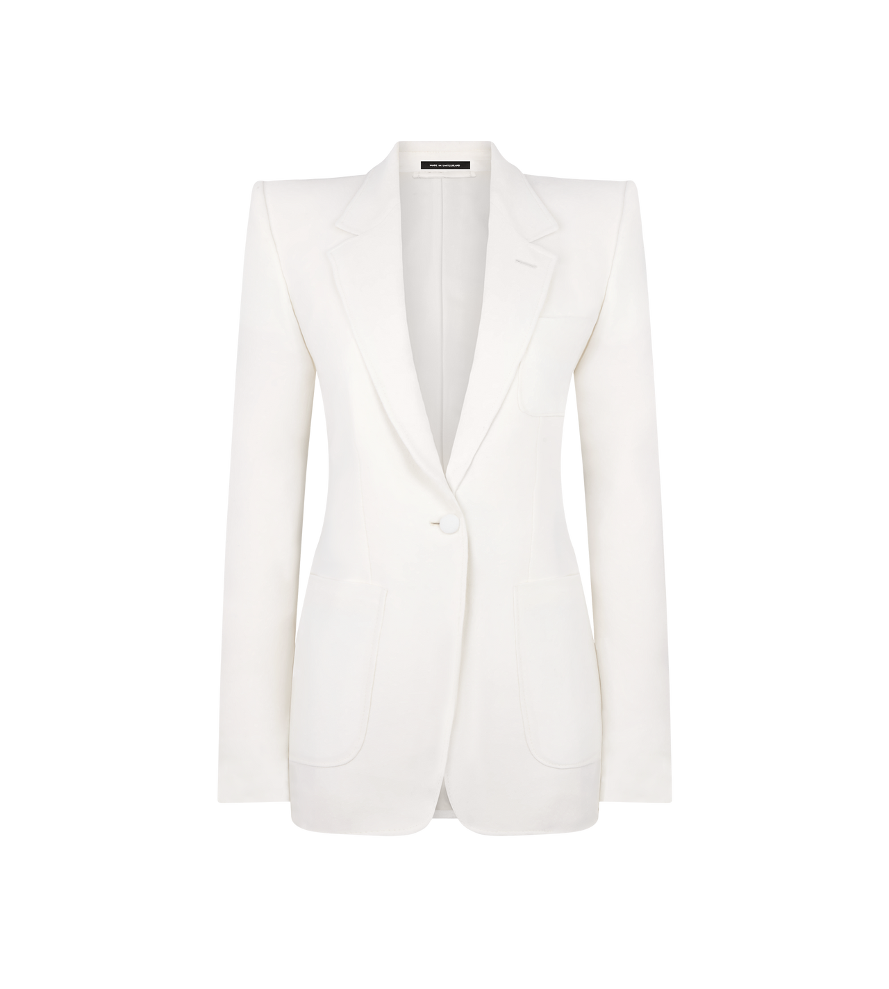 WOOL CASHMERE FLANNEL SINGLE BREASTED JACKET image number 0