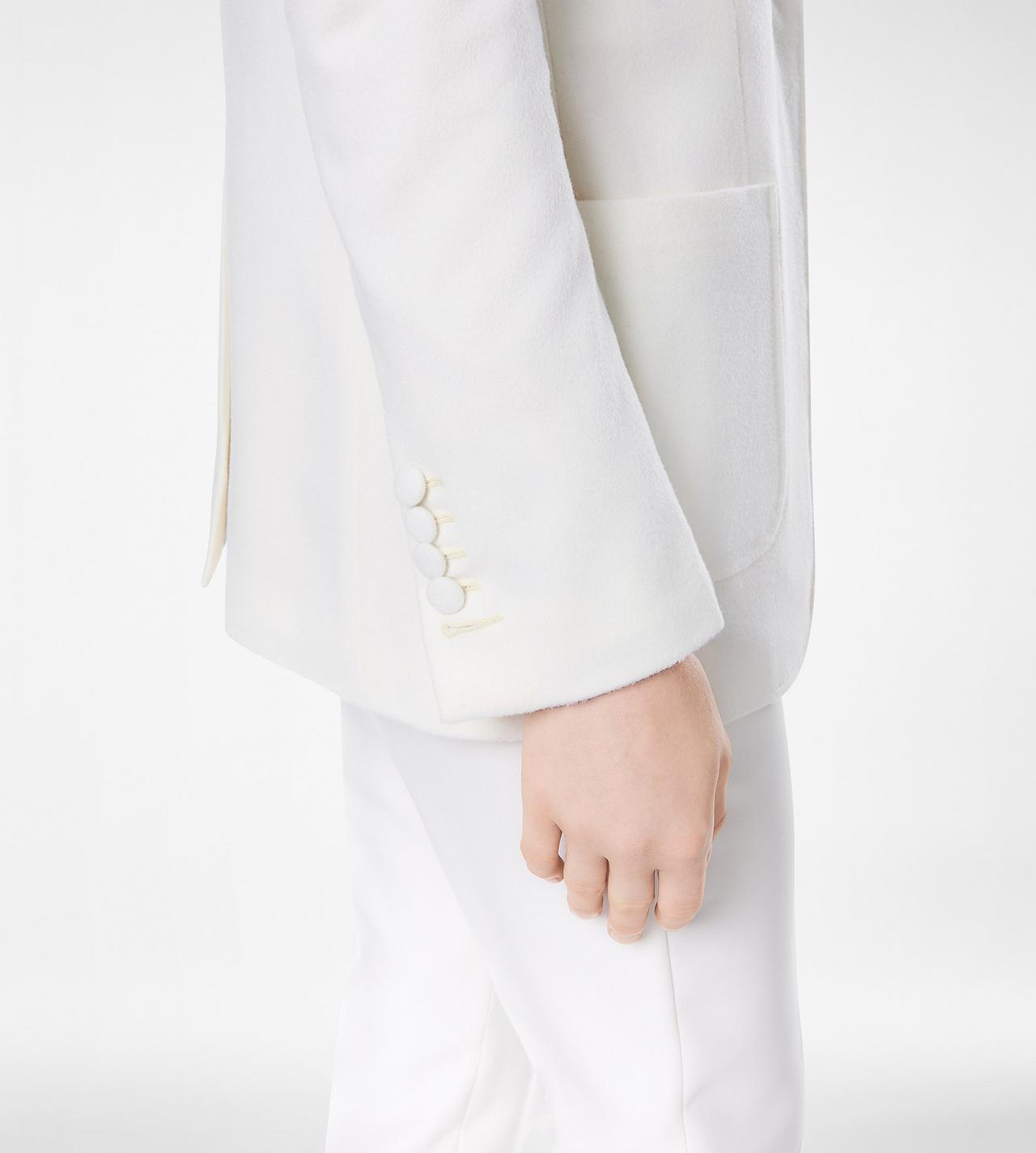 WOOL CASHMERE FLANNEL SINGLE BREASTED JACKET image number 1