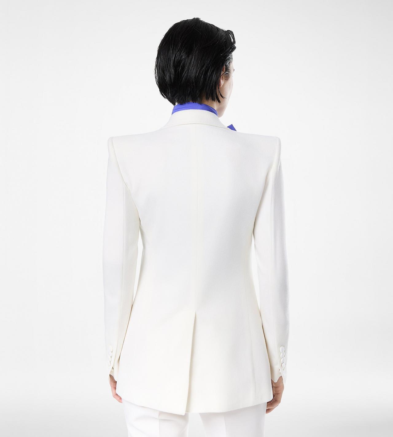 WOOL CASHMERE FLANNEL SINGLE BREASTED JACKET image number 4