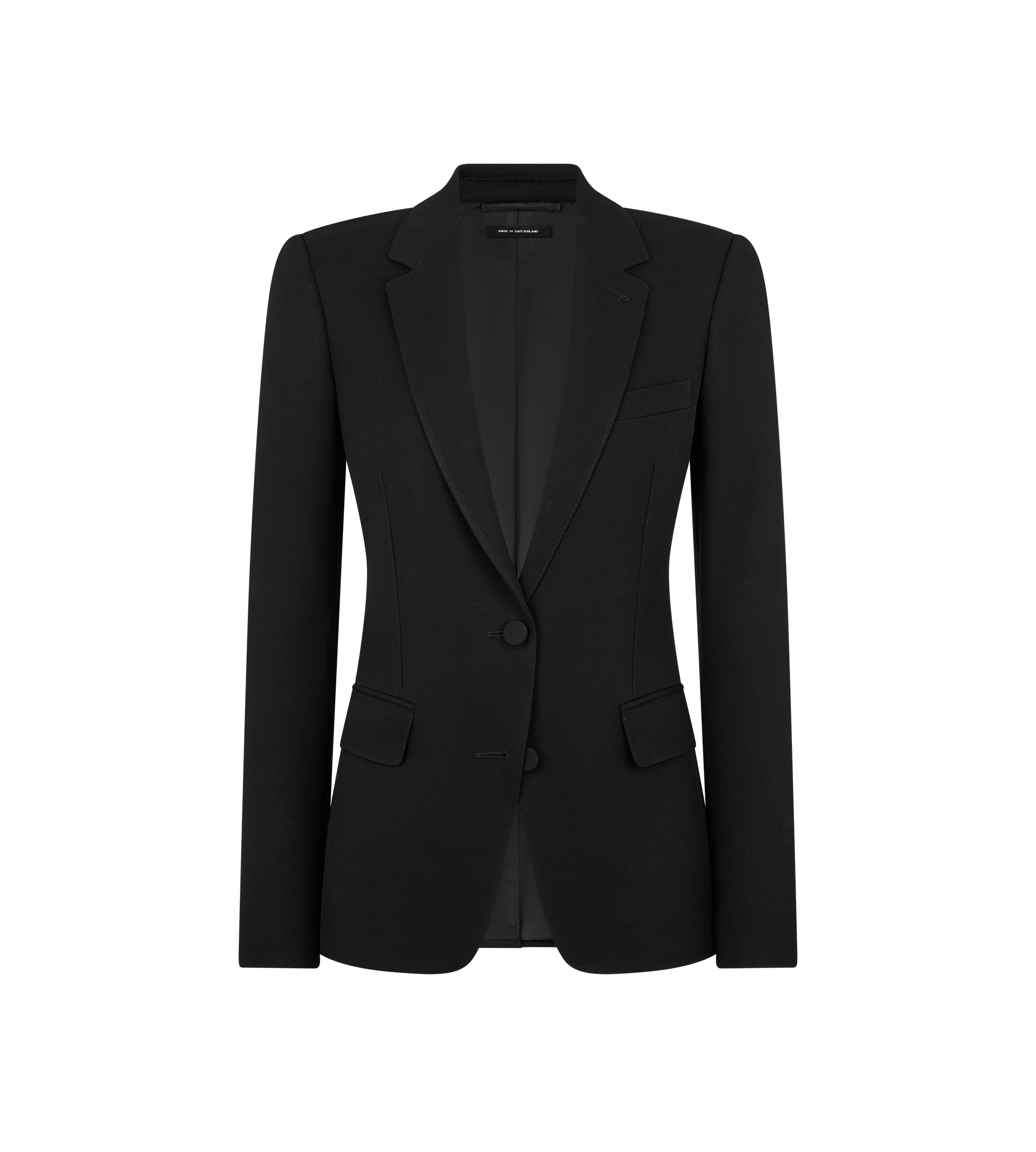 SHARP GRAIN DE POUDRE SINGLE BREASTED JACKET