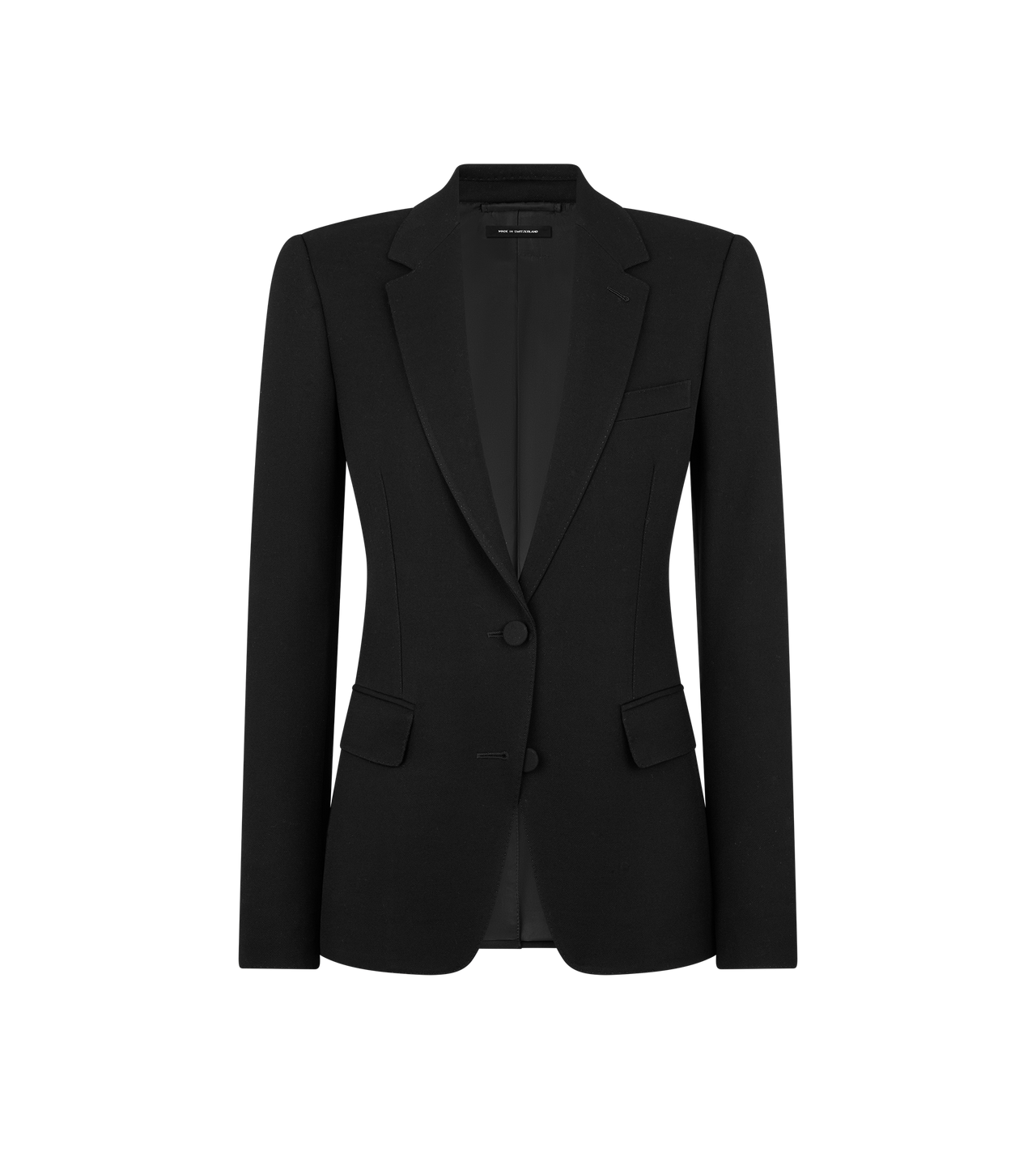 SHARP GRAIN DE POUDRE SINGLE BREASTED JACKET image number 0