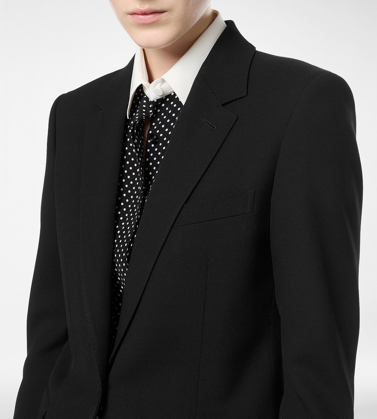 SHARP GRAIN DE POUDRE SINGLE BREASTED JACKET image number 1