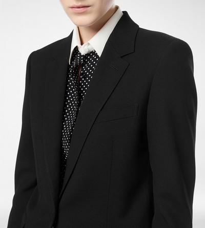 SHARP GRAIN DE POUDRE SINGLE BREASTED JACKET image number 1