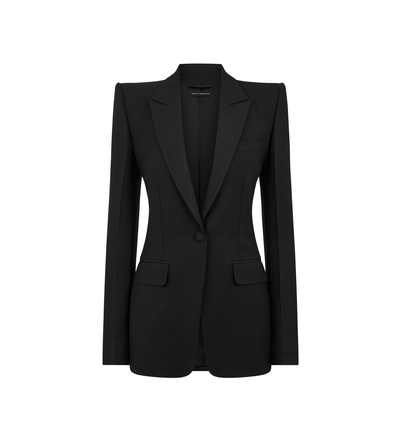 WOOL SILK BLEND SINGLE BREASTED TUXEDO JACKET | TOM FORD Fashion