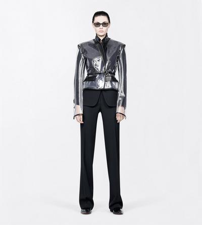 TOM FORD WOOL BLACK SHARP GRAIN DE POUDRE BOYFRIEND JACKET
