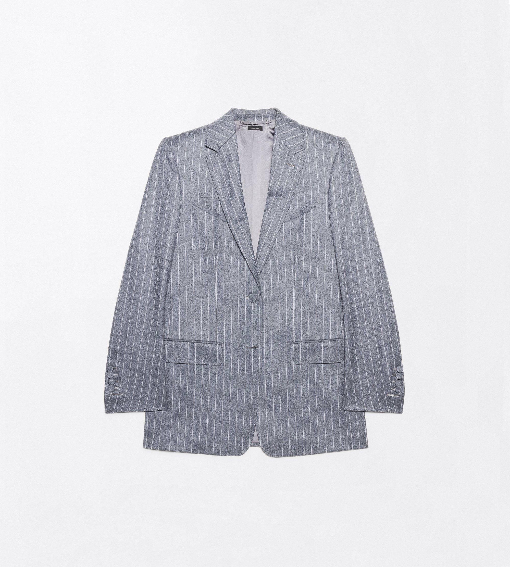 STRIPED FLANNEL WESTERN JACKET