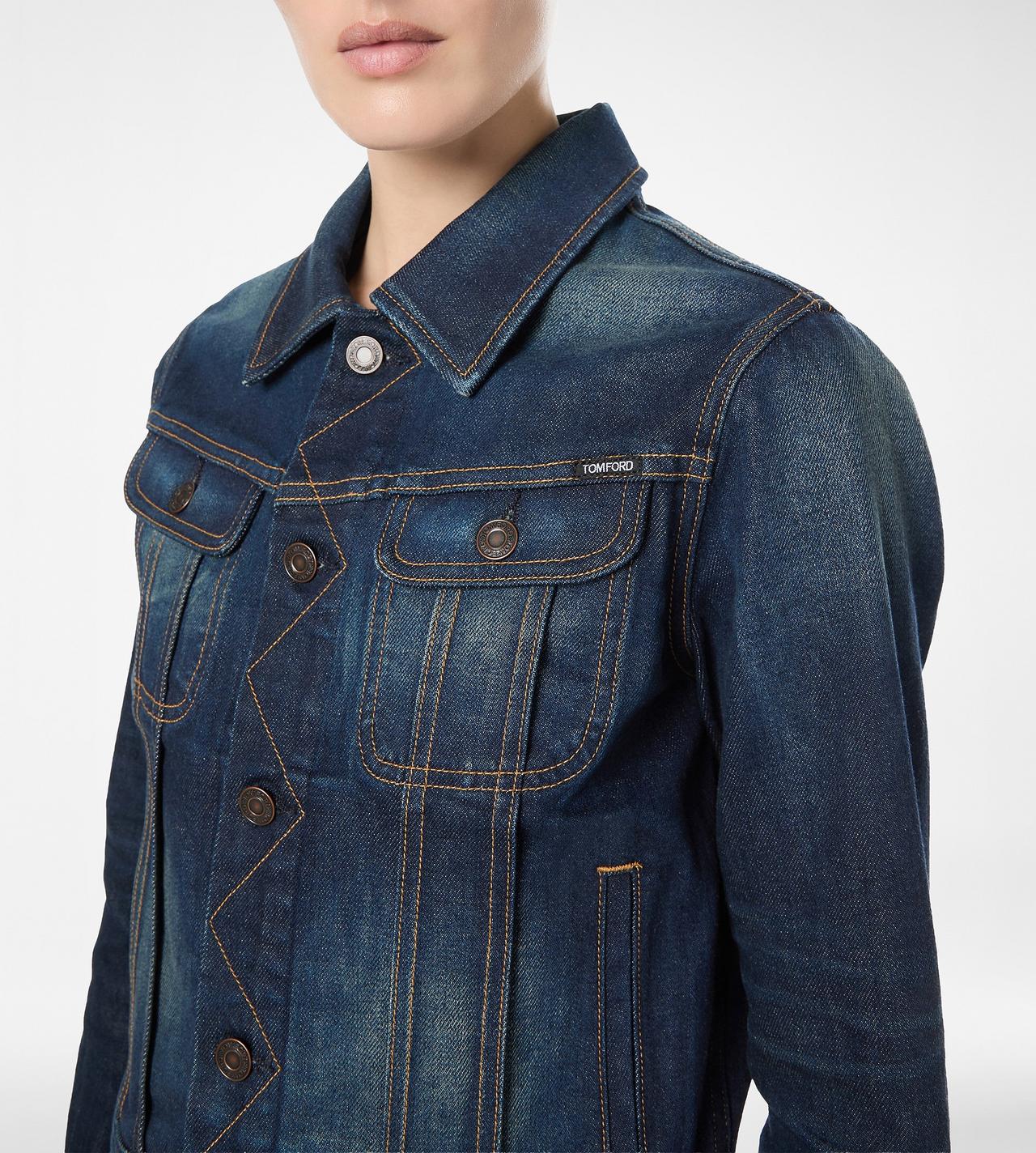 JAPANESE STONEWASHED COMFORT DENIM JACKET image number 1