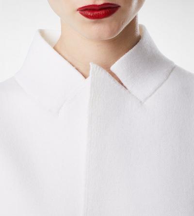 ULTRAFINE SCULPTURAL CASHMERE BLEND DOUBLE BREASTED BLAZER image number 1