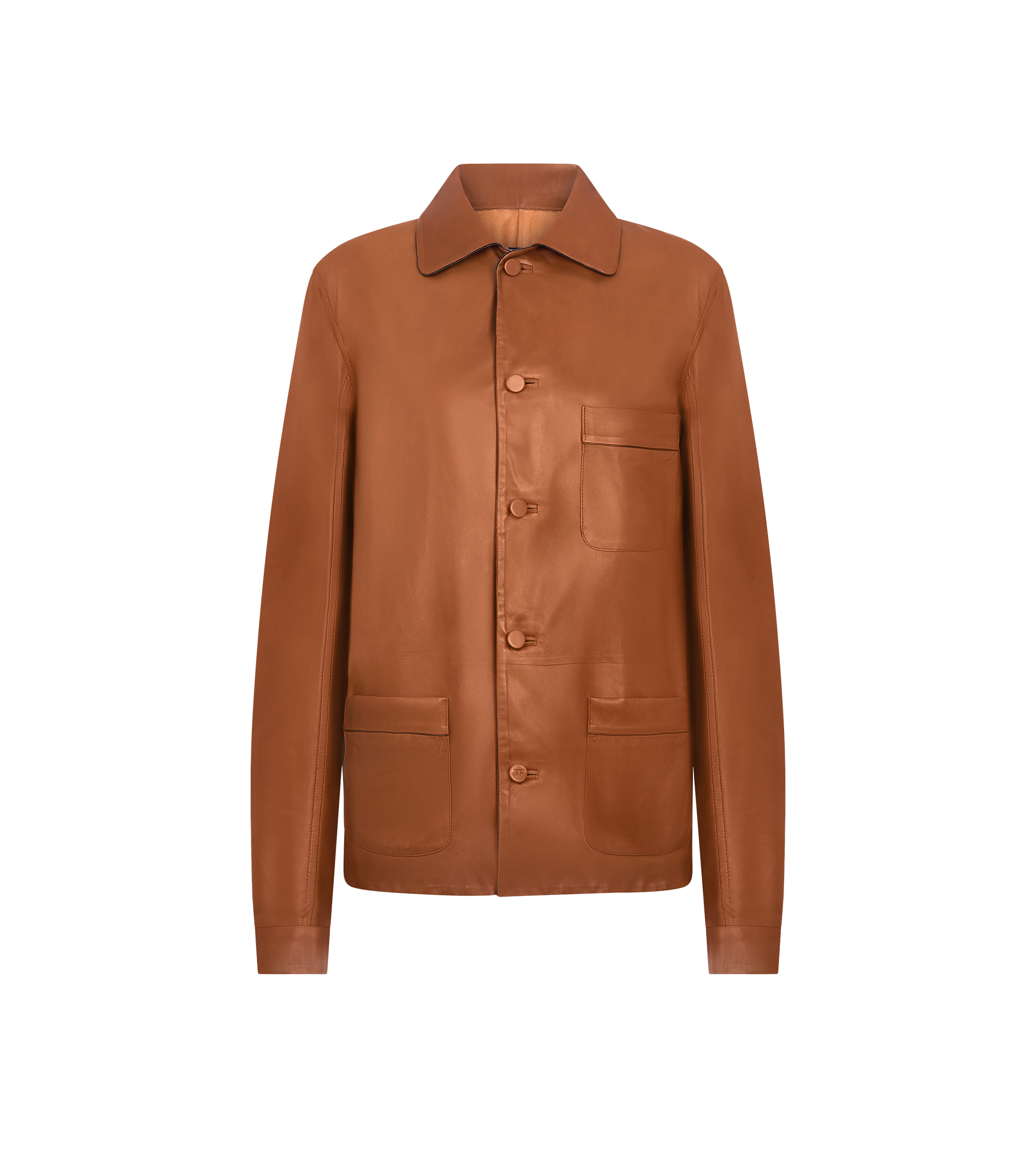 LIGHTWEIGHT LEATHER PAJAMA SHIRT