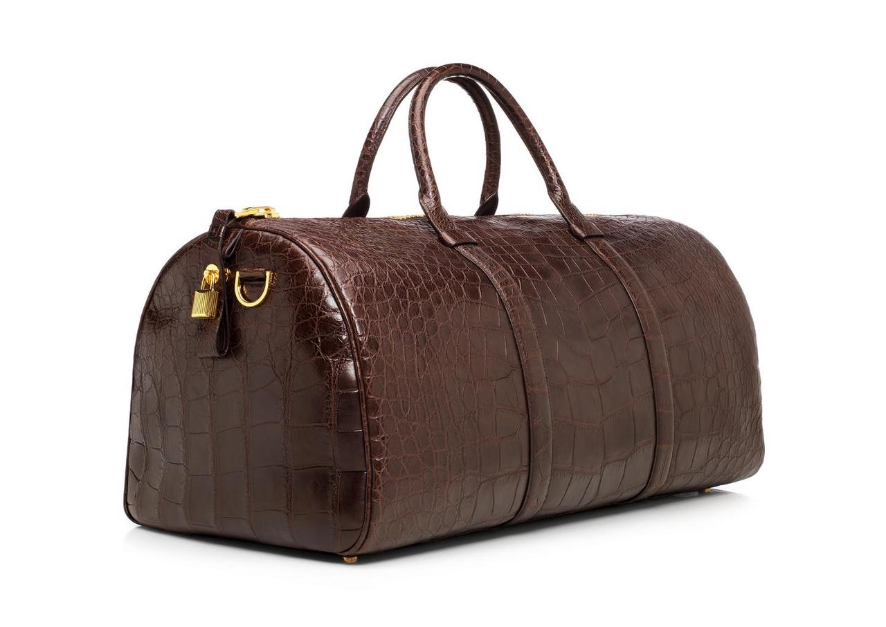Tom Ford Buckley Alligator Large Duffle | Tom Ford Fashion